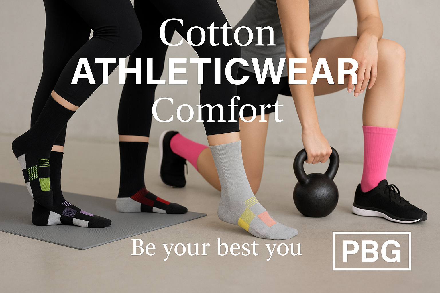 Athletic Long Socks 6 Pair Sizes 9-11 Gel Cushion, Compression 5-10 Women's